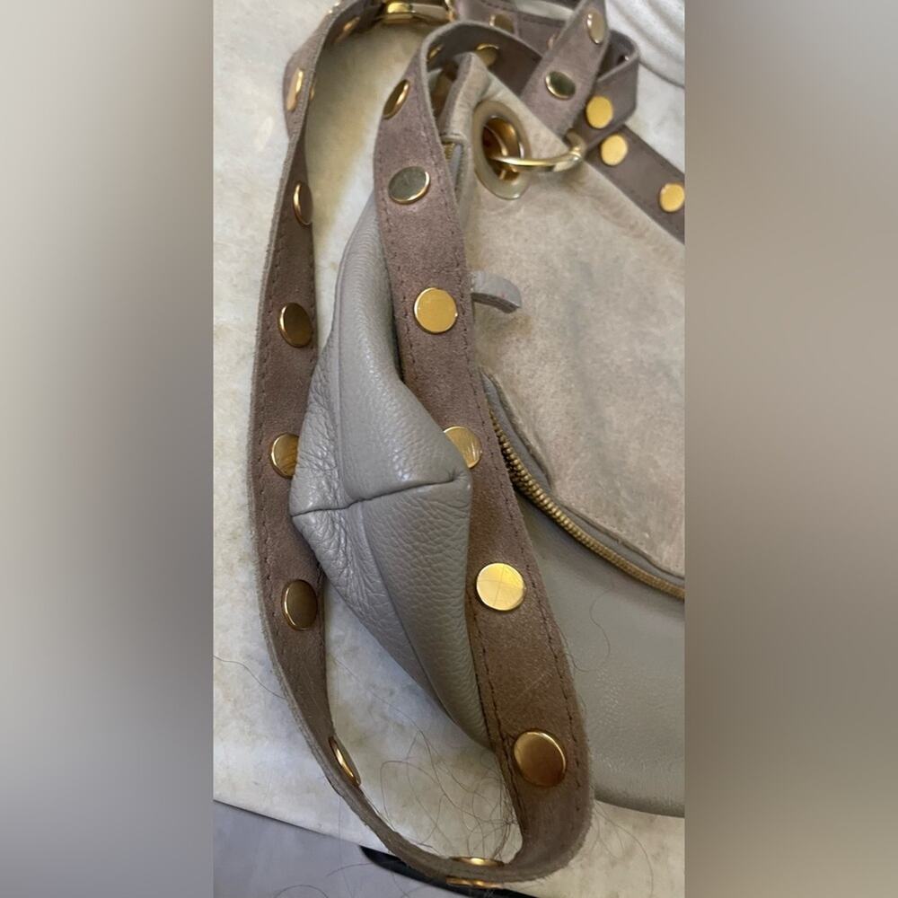 Hammitt “Corey” Taupe Crossbody Bag with brushed Gold Accents - Picture 12 of 12